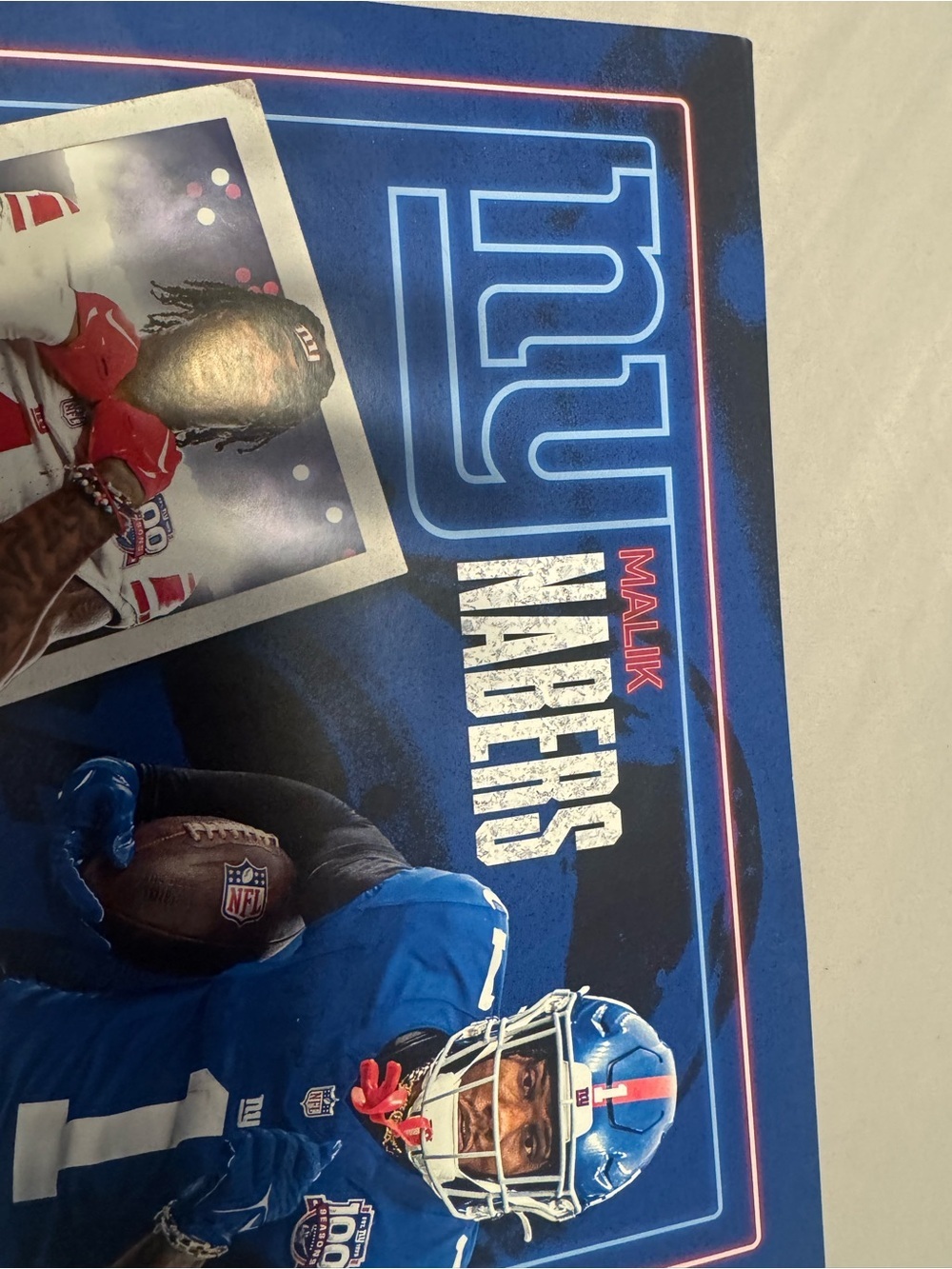 RARE Malik Nabers NY Giants Signed Print Photo - 8x10 Autographed #1 WR - Picture 3 of 6
